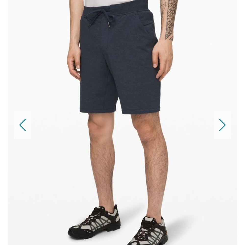 Lululemon City Sweat Short Heathered Black. Size M